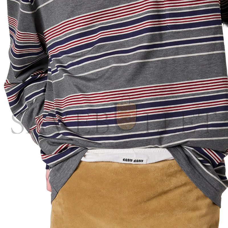 M1v M1v striped jersey t-shirt mjla18